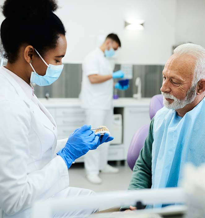 A Dentist With An Old Patient